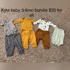 Kyte baby bundle of onesies and pants